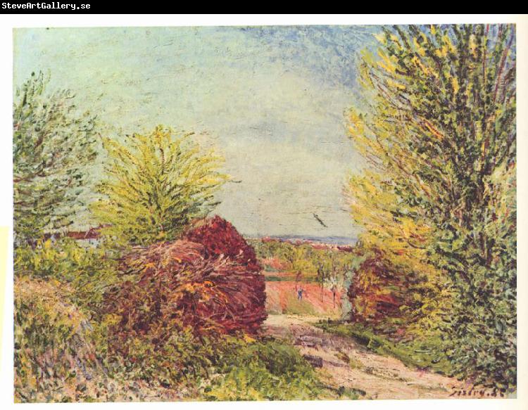 Alfred Sisley Weg in Veneux-Nadon im Fruhling